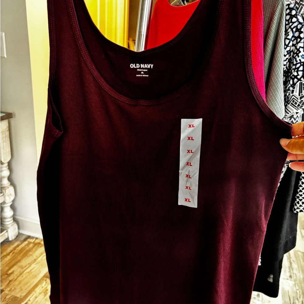 Old Navy Maroon Tank Top